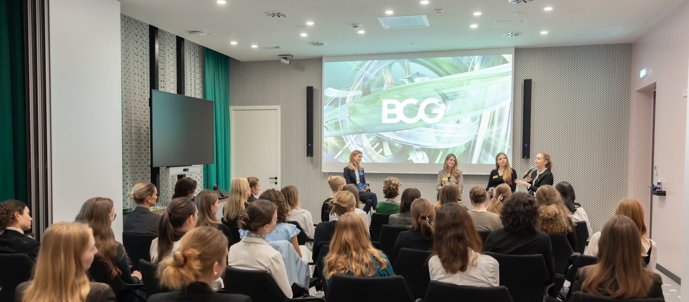 Panel discussion at the BCG office